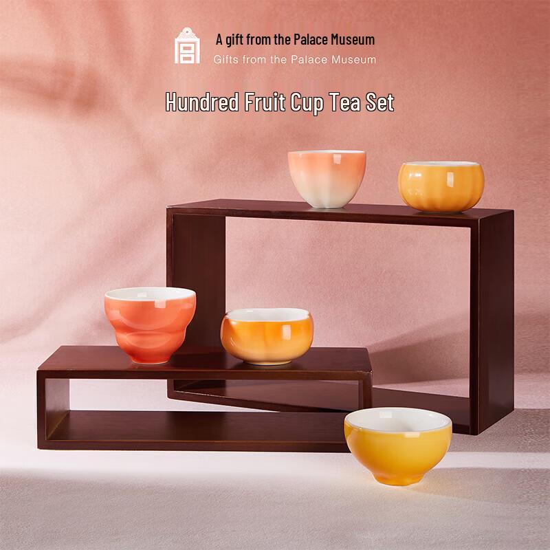 

Gongli Palace Museum Hundred Fruits Master Teacup Set