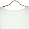 GEORGES Short Sleeve Off-shoulder Sheer T-shirt F White Women Used