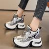 Thick-soled heightening 9CM dad shoes women's summer new mesh breathable casual shoes small sports shoes