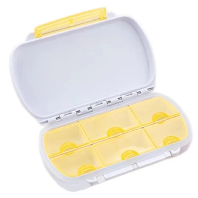 Weekly Pill Box Medicine Organiser Travel 6 Day Tablet Storage Dispenser Case Creative Multifu Drug Storage Packaging Boxes