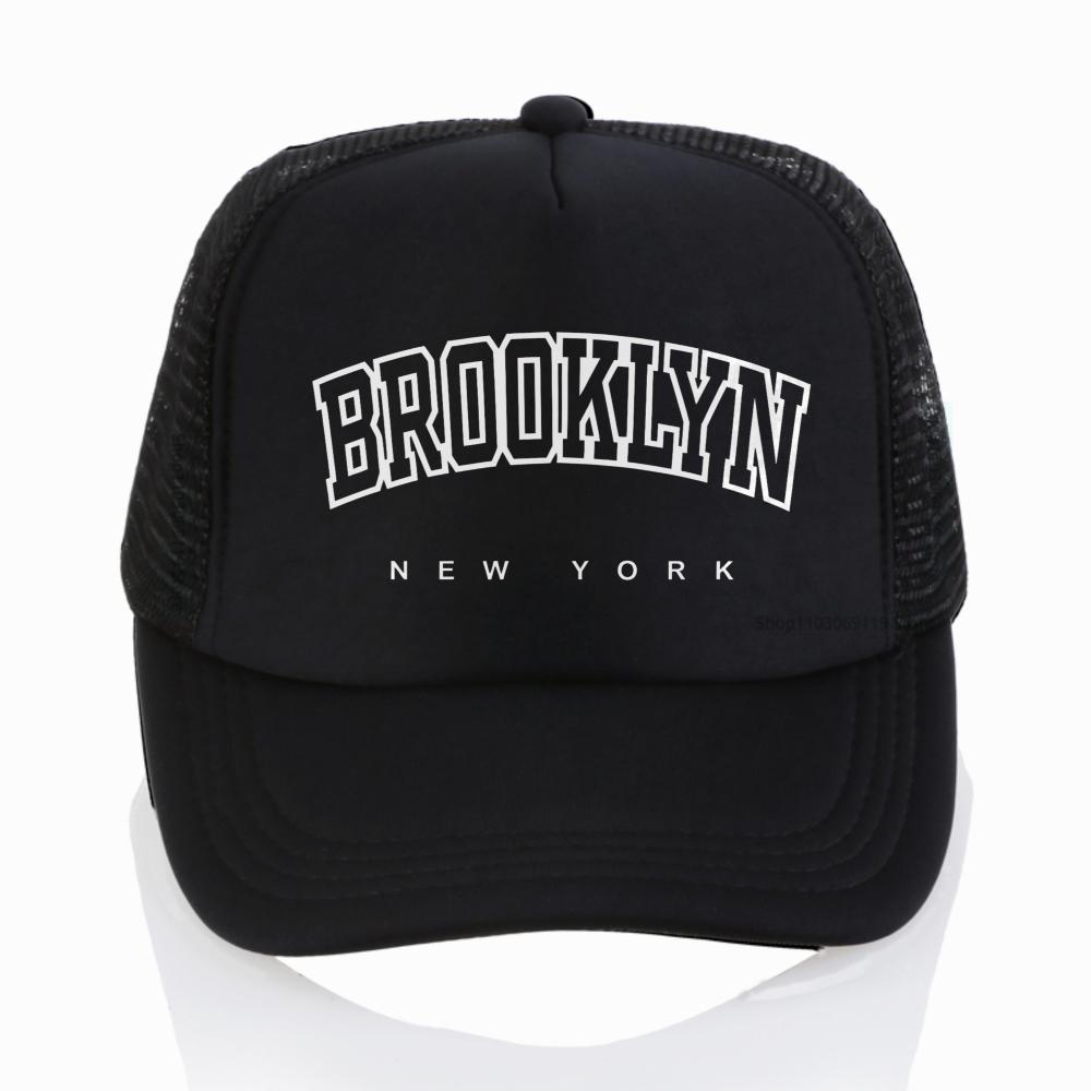 summer new Unisexs Mesh hat Brooklyn New York Unisexs baseball caps Fashion Hip Hop Mesh breathable Trucker hats