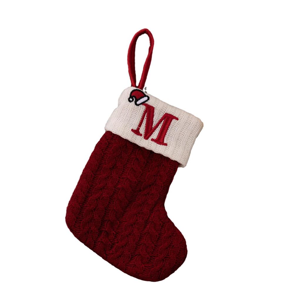 Christmas Stocking Christmas Tree Decorating Knitted