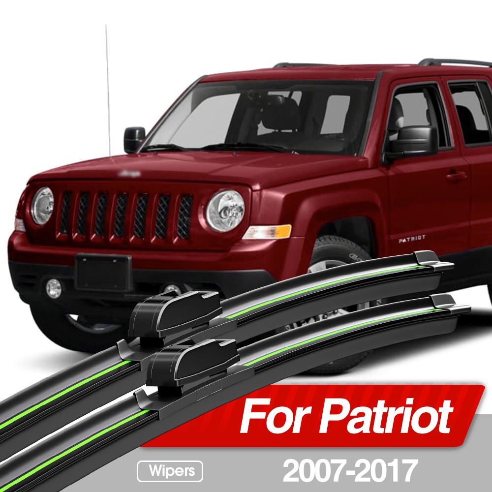 For Jeep Patriot MK74 2007-2017 Front Windshield Wiper Blades 2pcs Windscreen Window Accessories 2008 2009 2011 2012 2014 2016 AMR1