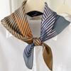 111% Mulberry Silk 71 Square Scarf, New Sky City Professional Decorative Scarf, Commuting To Work Versatile Silk Scarf