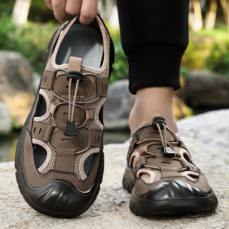 Sandali Traspiranti Scarpe Casual Scarpe da Papà Scarpe Singole Scarpe da Uomo