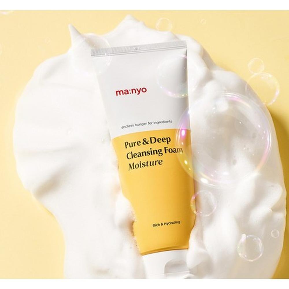 Manyo Factory Pure & Deep Cleansing Foam 200ml – Daily Cleansing & Gentle Foam Wash, Korean