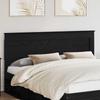 Headboard in Black Oak Look 200 cm Wood Based Material
