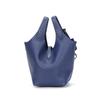 Polo Ralph Lauren Polo Play Iconic Pony Embossed Detachable Shoulder Strap Leather Crossbody Handbag Small Women handbags Navy-Blue WAPOBAG03520105
