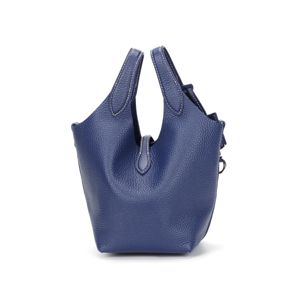 Polo Ralph Lauren Polo Play Iconic Pony Embossed Detachable Shoulder Strap Leather Crossbody Handbag Small Women handbags Navy-Blue WAPOBAG03520105