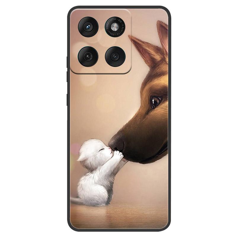 For Motorola Edge 60 60s Pro Case XT2507-1 Cool Fashion Wolf Lion Phone Case For Moto Edge60 Edge60s Pro Soft Silicone TPU Cover