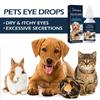 Pet Eye Drops for Cats and Dogs - Remove Tear Stains, Relieve Eye Itching, and Cleanse Eyes