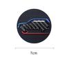 A Set Of 2 High-Quality Anti-Slip Elastic Long-Lasting Mats Made Of Real Carbon Fiber For In-Car Cup Holders