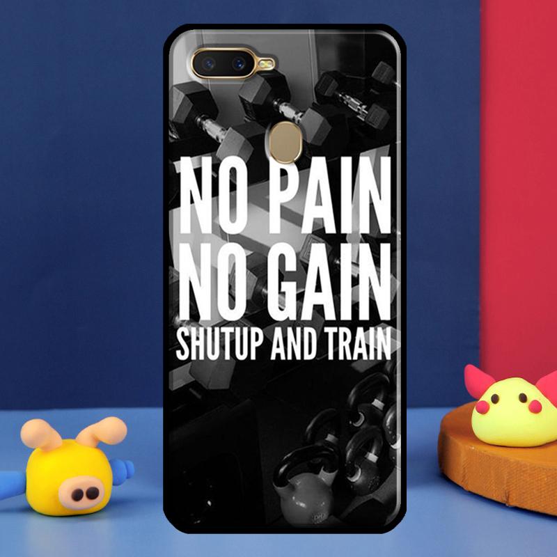 Workout Motivation Fitness Gym Case For Oppo A96 A76 A16 A74 A94 A54 S A57 A77 A58 A78 A98 A5 A9 A91 A15 A17 A52 A72 Cover