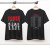 Sombr Du Bist Der Grund Tour 2026 Vintage Indie Retro Rotes Grafisches Unisex T-Shirt