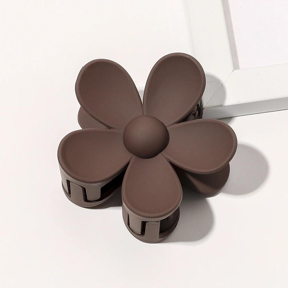 New Flower Hair Clips For Women Sweet Hair Claw Ponytail Clips Hair Holder Fashion Barrette Girls Headwear Hair Accessories