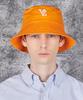 Bajal 3D Monogramm Farb-Eimerhut Orange