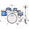 VEVOR Kids Drum Set, 5-Piece 14 in / 355.6 mm Junior Drum Sets, Beginner Drums Set with Adjustable Throne and Two Pairs of Drumsticks