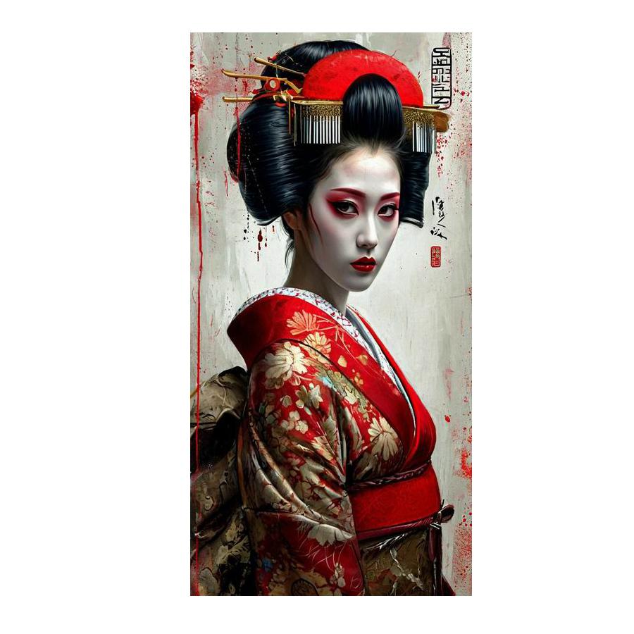 Diamond Painting New Collection Japanese Kimono Women Diy Full Rhinestone Embroidery Woman and Dragon Mosaic Cross Stitch Kits Wall Decor