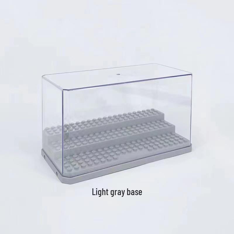 Lego-kompatible Minifiguren-Vitrine mit staubdichter Acrylabdeckung