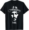Beautiful Jesus Face Crown Of Thorns Christian Faith Peace T-Shirt Unisex T-Shirt