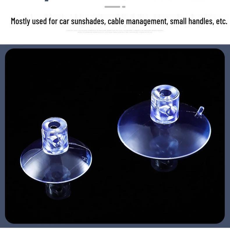 Transparenter Saugnapfhaken für Glas, Fliesen und Auto-Werbung