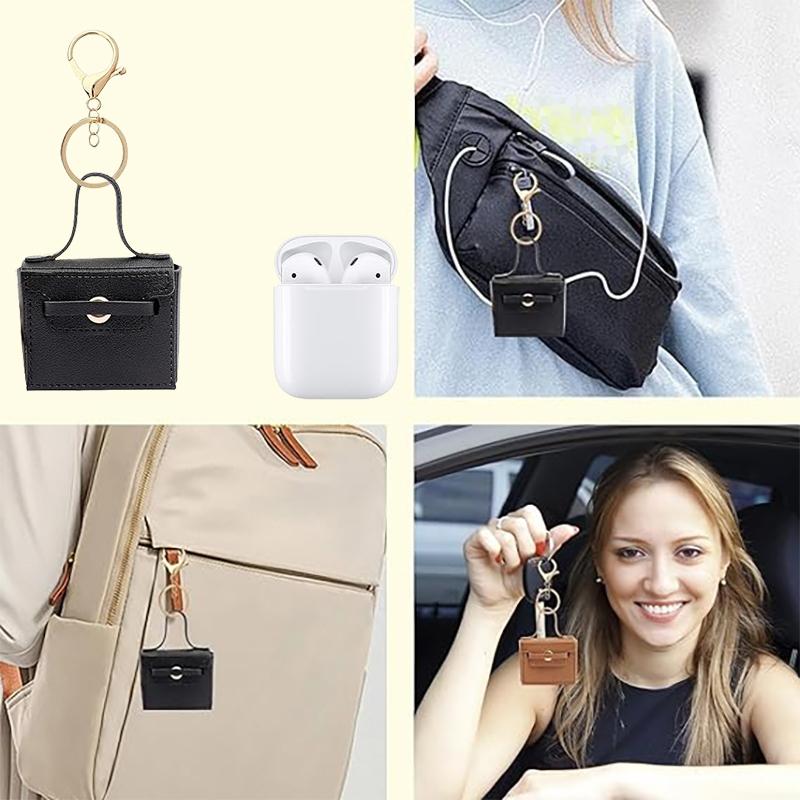 WTEMPO 1 шт. искусственная кожа брелок мини сумка брелок для женщин милый брелок кулон — фото 7