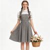 The Wizard Of Oz Style Cosplay Dress With Lightweight Fabric For Themed Party Wear