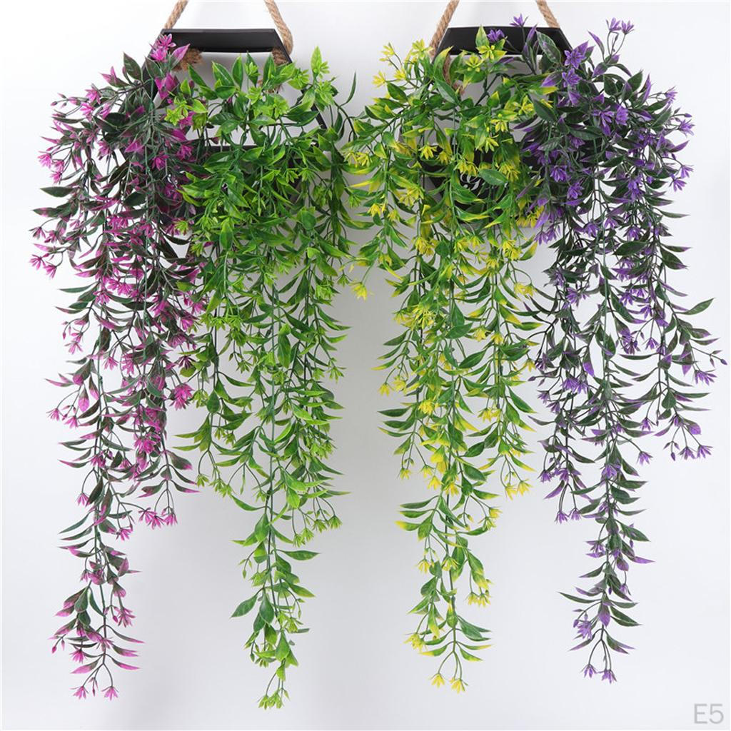 1 Bouquet 5 Branches Artificial Flower Garland Home Kitchen Garden Office Wedding Wall Decor