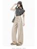 High Street American Spicy Cat Wide-Leg Jeans: Women's 2026 Spring Retro Loose Floor-Length Trend