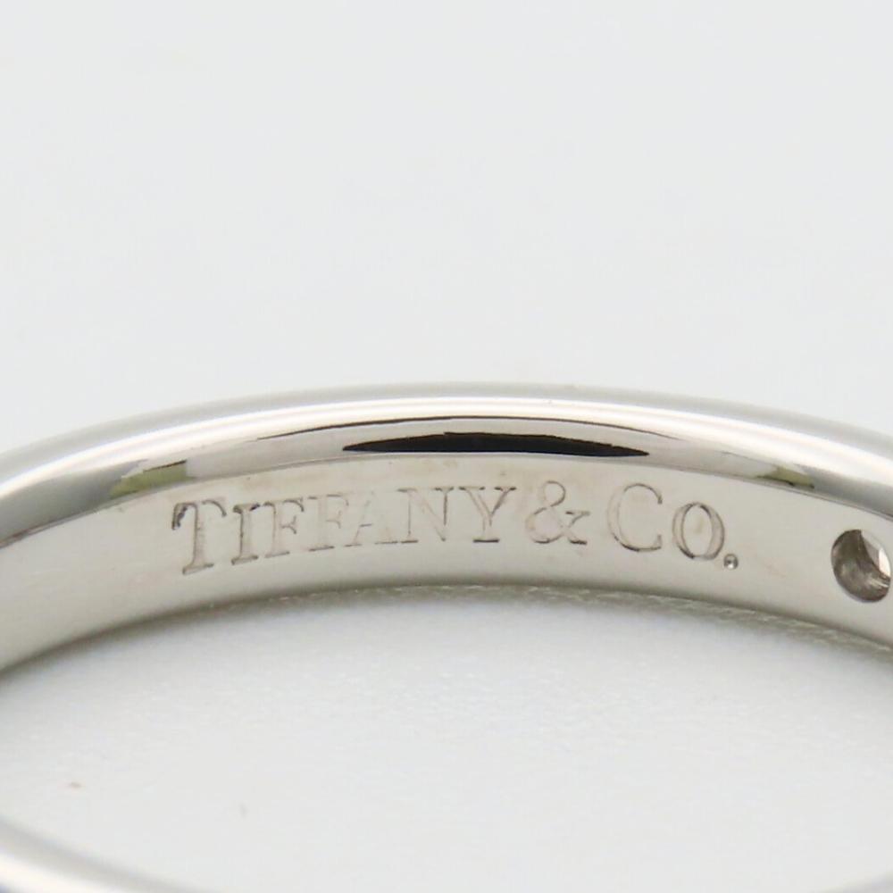 Used TIFFANY&Co. Ring Stacking Band EU#46.5 Pt950Platinum 4.3g Platinum El Saperetti