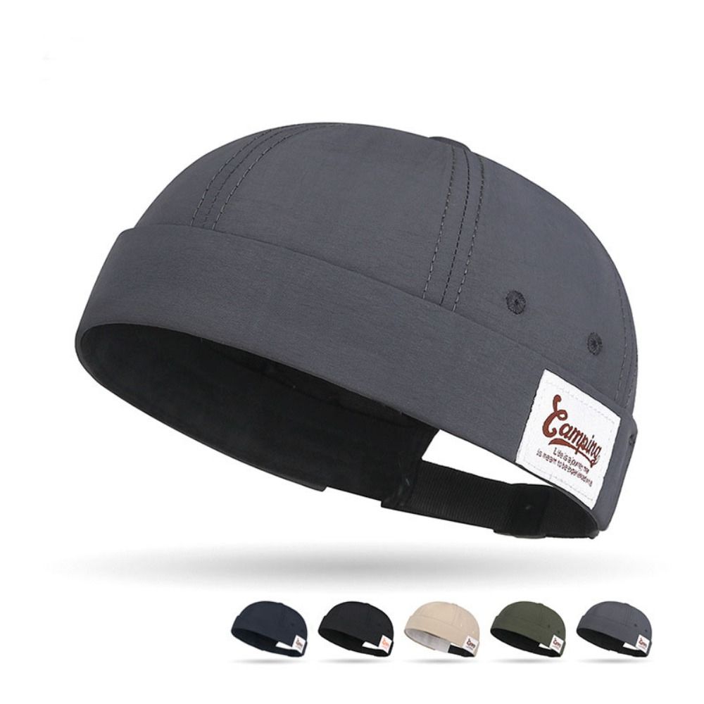 Retro Landlord Hat Quick Drying Skullcap Casual Snapback Hat Unisex