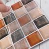 Bathroom Safety Floor Stickers 6PCS PVC Slip Proof Adhesive Wall Decals For Shower Floor Tiles Kitchen Sink Installation