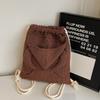 Retro Drawstring Closure Nyl Cloth Backpacks Rucksack Women's Crossbody Small Bag 2026 Spring and Summer High-end Shoulder Bag