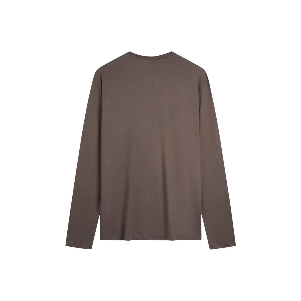 Calvin Klein Casual Commuting Minimalist Embroidered Cotton Long Sleeve T-Shirt Men Tops 4LD227G