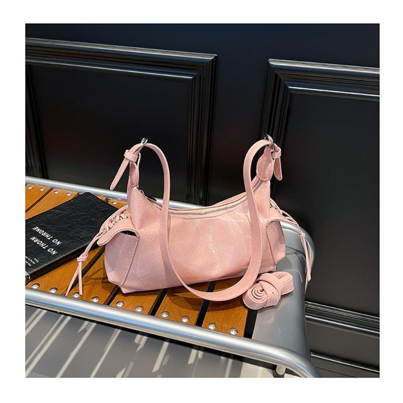 Large Capacity Bag Women's Summer New Casual Niche Shoulder Messenger Bag Commuter Dumpling Bag