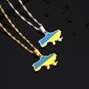 Stainless Steel Ukraine Map Pendant Necklace Ukraine Outline Jewelry Gift