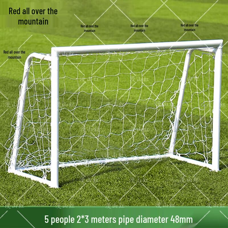 Detachable Portable Steel Football Goal with Net