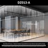 Two-way Mirror Geometric Glass Door Decorative Sticker for Office & Restaurant