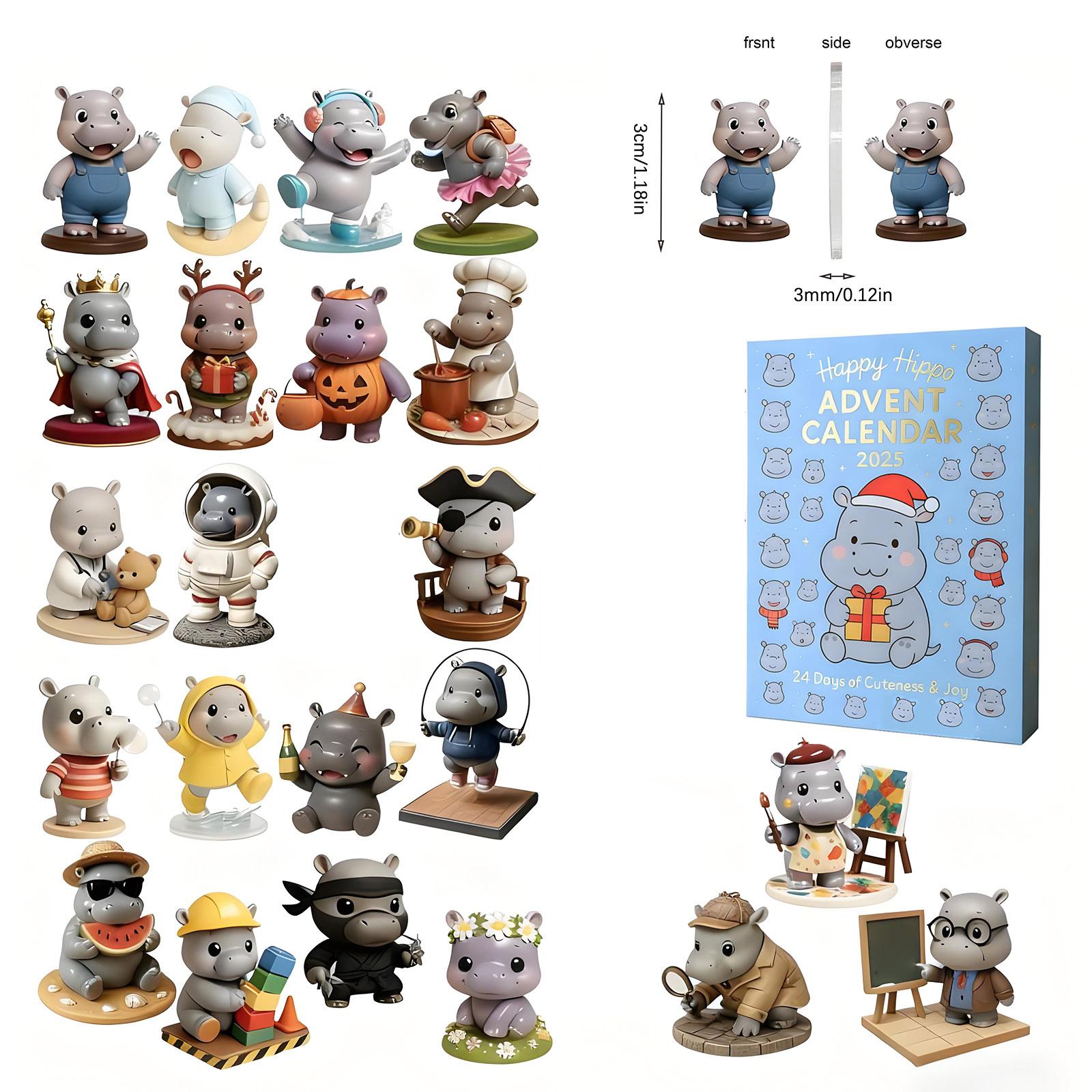 

Календарь обратного отсчета включает 24 подарка, календарь обратного отсчета и подарок-сюрприз One Size