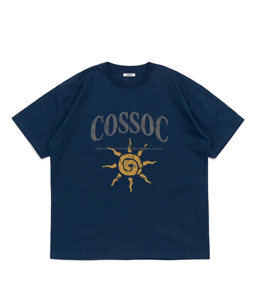 Koso Cc Line Artwork Graphic T-Shirt (Navy)