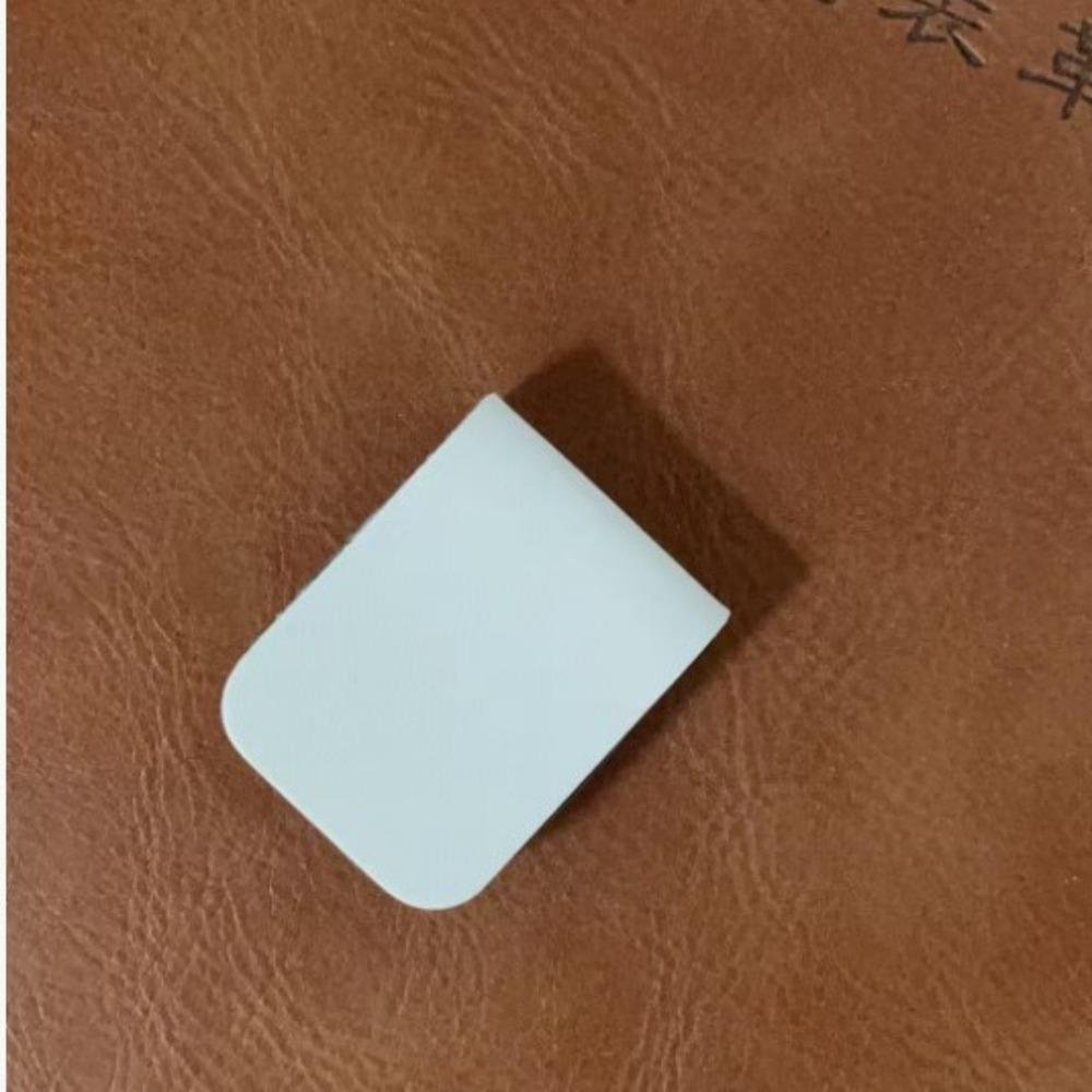 New Leather Magnetic Bookmark Diy Rectangle Shape Book Reading Tracker Elegant Magnetic Money Clip Book Reading