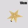 20PCS Christmas Tree Toppers Pentagram Accessories Electroplated Tree Toppers Garland Accessories Christmas Decorations