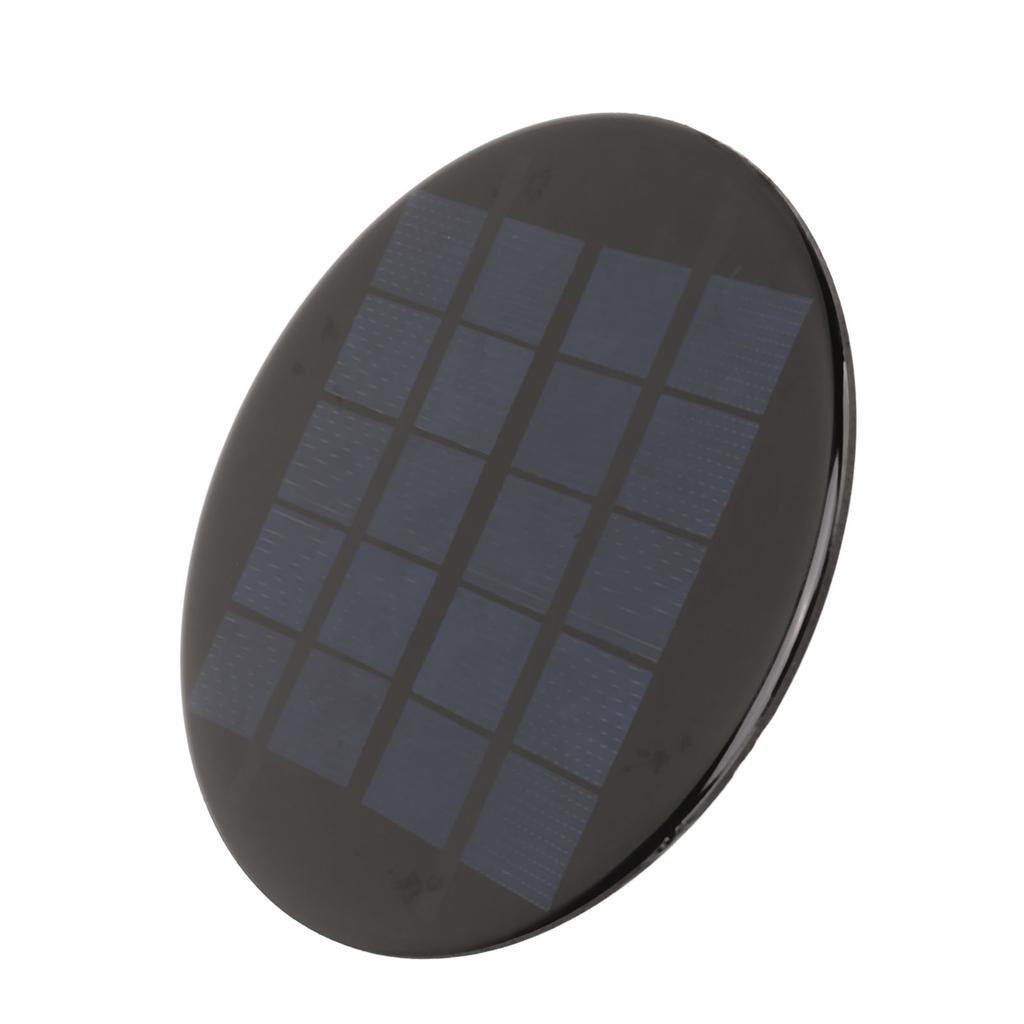 Mini Round Solar Cell Panel 1.1W 5V 120mm Rechargeable 3.7V Battery Small Polycrystalline Silicon
