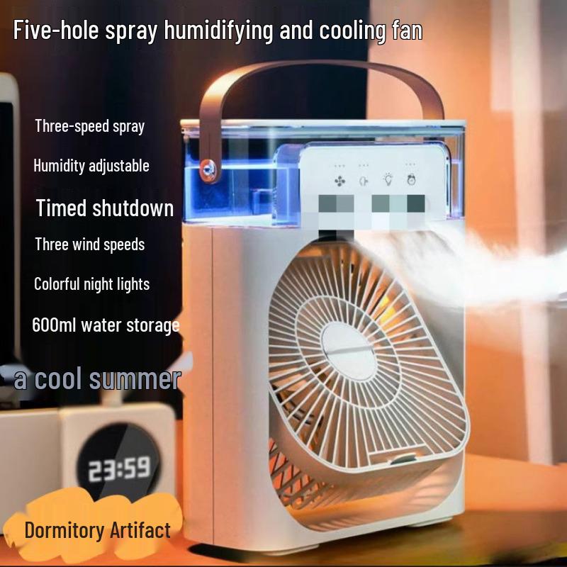 Powerful Desktop Air Cooler: Rapid Cooling Fan for Home, Dorm & Office