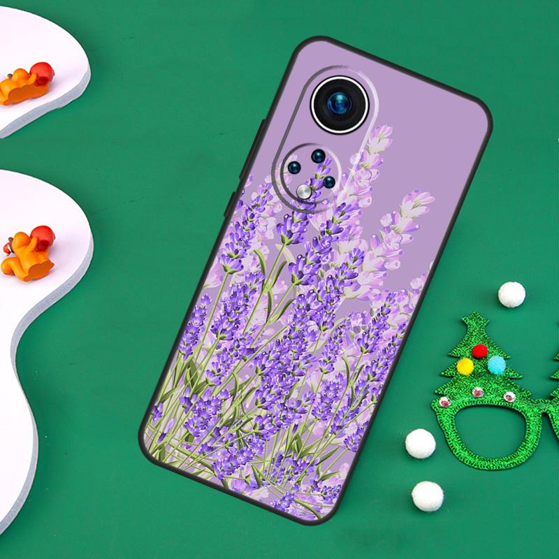 Lavender Purple Flowers Case For Honor Magic 7 Pro 6 5 50 70 90 200 Lite X9b X9a X8a X8b X7a X6a X8 X9 X9c Cover Honor X7a
