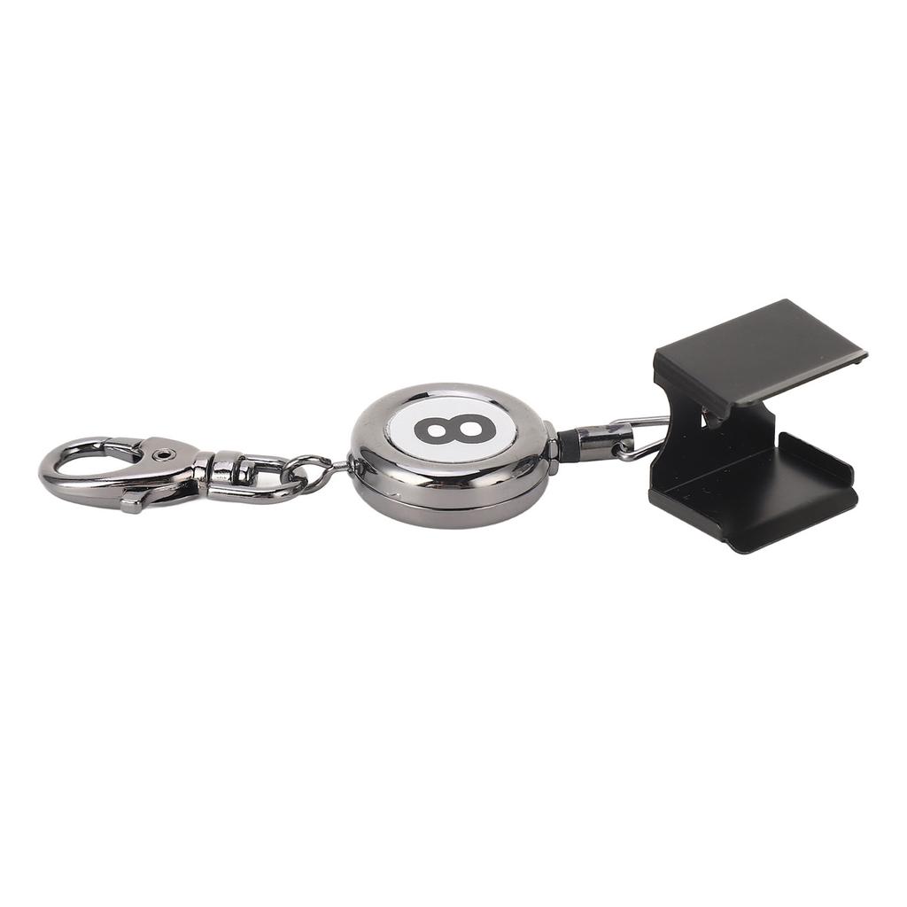 Billiard Chalk Holder Black Automatic Telescoping 48cm Portable Pool Cue Chalk Case for Billiard