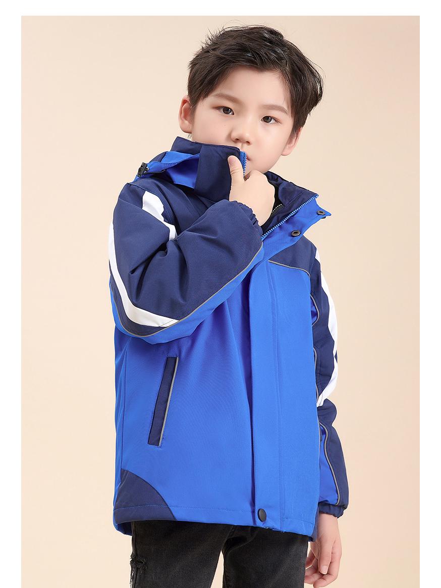 

Индивидуальная форма для начальной и средней школы: Съемная куртка 3-в-1 для осени/зимы для улицы с логотипом/текстом 190