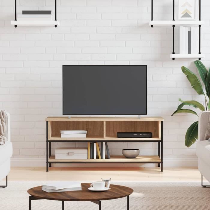 VidaXL TV Cabinet Sonoma Oak 100x35x45 Cm Engineered Wood 832784
