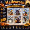 Halloween Dark Castle Static Cling Window Decals
