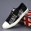 Herren Canvas Schuhe Herrenschuhe Leichtgewichtige Höhenverstärkende Spleißung Studenten Trendy Lässige Laufschuhe Low Top Sportschuhe
